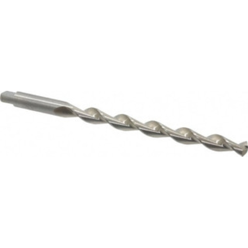 Chicago-Latrobe 15/32 135 Parabolic Flute High Speed Steel Taper Length Drill Bit Bright Finish, 5-3/4 Flute Length, 7-1/2 OAL, Split Point, Tanged Shank, Series 120DH 68830 – 80907306