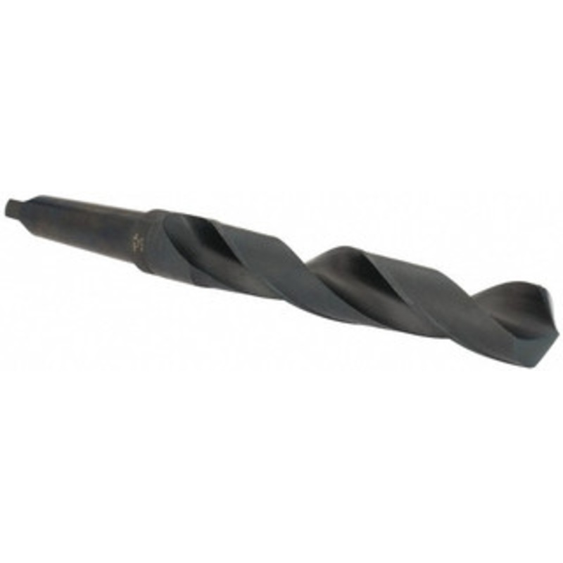 Chicago-Latrobe 1-1/2, 4MT 118 Point High Speed Steel Taper Shank Drill Bit Oxide Finish, 9-3/8 Flute Length, 15 OAL, Spiral Flute, Series 110 53196 – 81541328