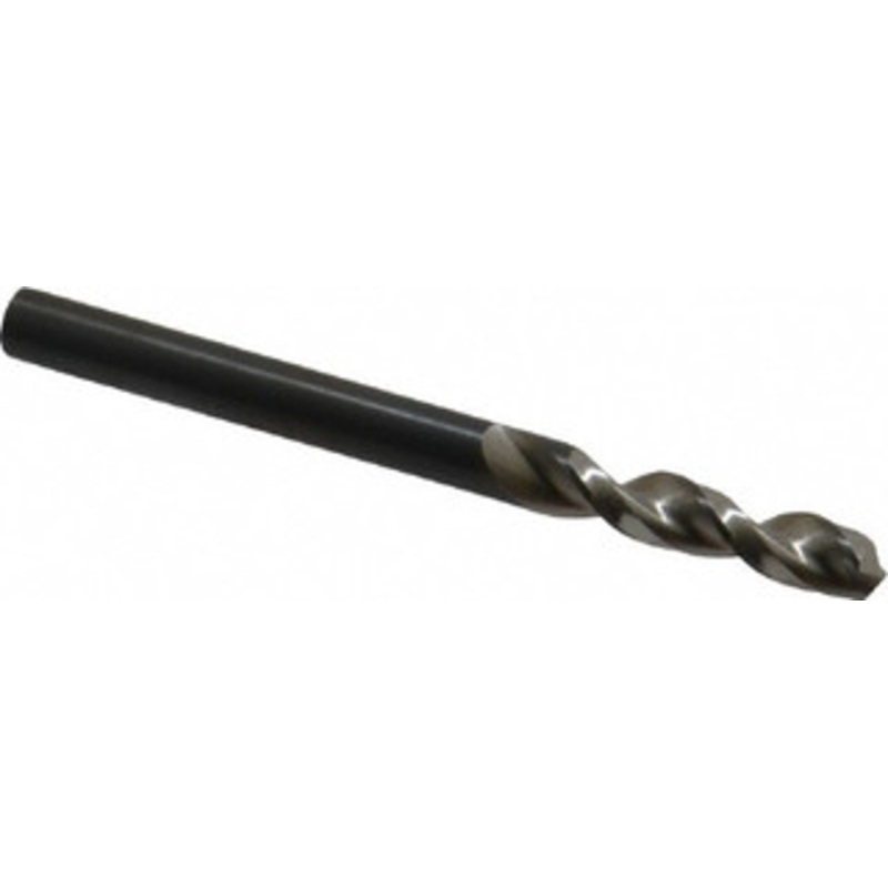 Walter Titex 0.2283 130 Parabolic Flute Vanadium High Speed Steel Screw Machine Drill Bit Bright Finish, Right Hand Cut, 28mm Flute Length, 2-19/32 OAL, Split Point, Straight Shank 5057208 – 01423425