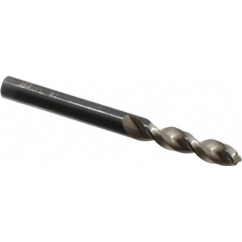 Walter Titex 0.2756 130 Parabolic Flute Vanadium High Speed Steel Screw Machine Drill Bit Bright Finish, Right Hand Cut, 34mm Flute Length, 2-29/32 OAL, Split Point, Straight Shank 5057223 – 01423789
