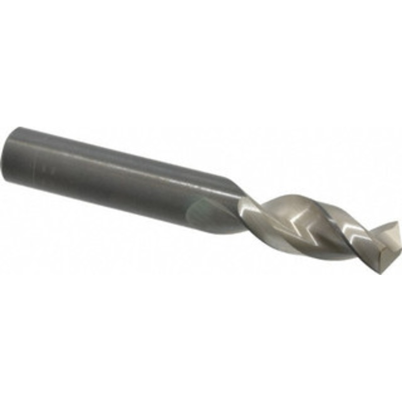 Walter Titex 11/16 130 Parabolic Flute Vanadium High Speed Steel Screw Machine Drill Bit Bright Finish, Right Hand Cut, 2-7/16 Flute Length, 4-27/32 OAL, Split Point, Straight Shank 5153740 – 01254986