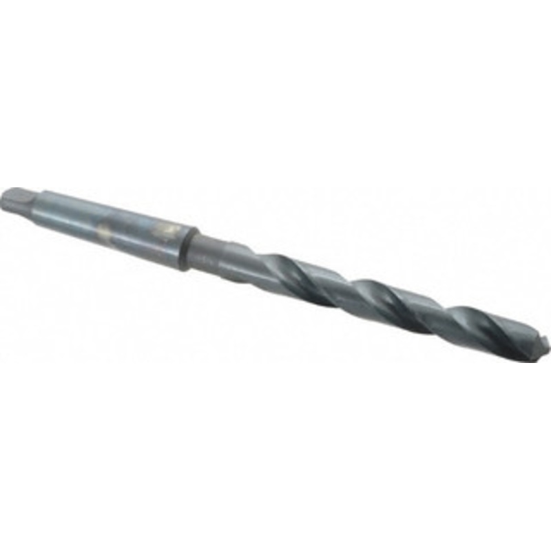 Chicago-Latrobe 19/32, 2MT 118 Point High Speed Steel Taper Shank Drill Bit Oxide Finish, 4-7/8 Flute Length, 8-3/4 OAL, Spiral Flute, Series 110 53138 – 81520389