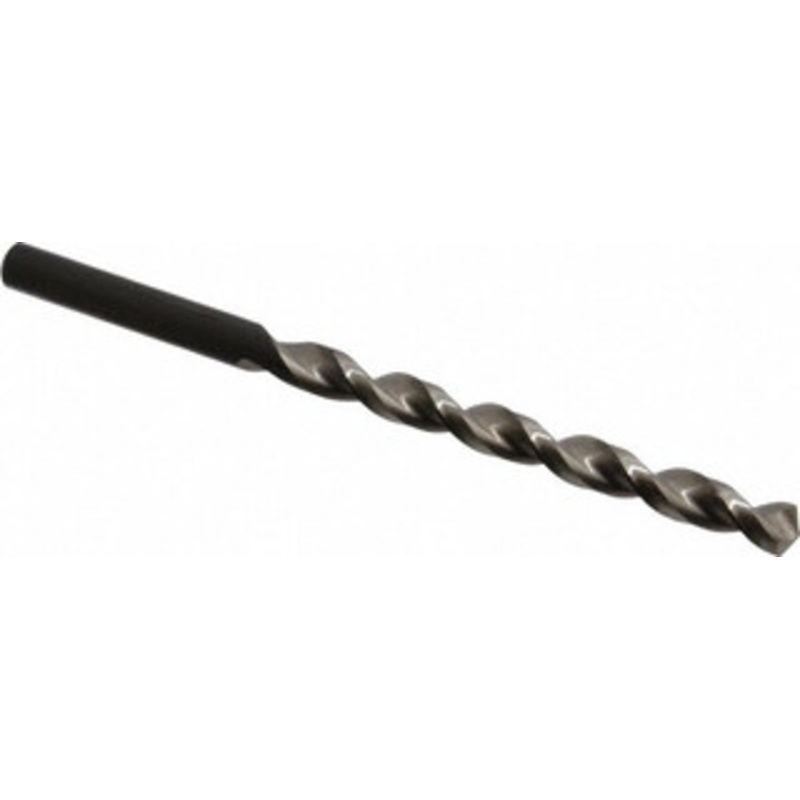 Walter Titex 29/64 130 Parabolic Flute High Speed Steel Taper Length Drill Bit Oxide Finish, 5-1/32 Flute Length, 7-11/16 OAL, Standard Point, Straight Shank, Series A1522 5061880 – 01465293