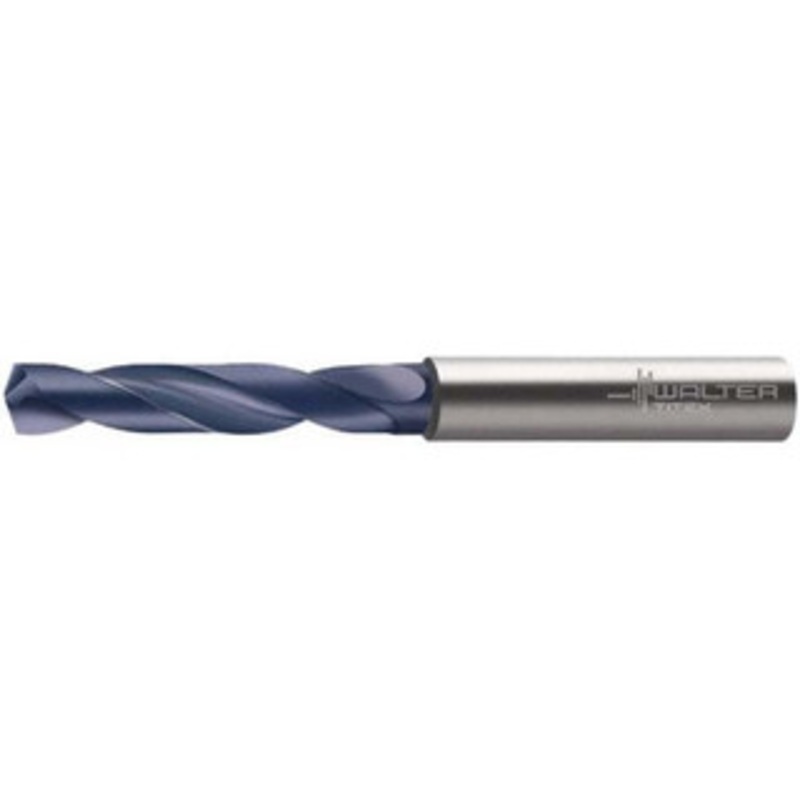 Walter Titex 9.4mm 140 Spiral Flute Solid Carbide Screw Machine Drill Bit Tinal Finish, Right Hand Cut, 1.11 Flute Length, 4 OAL, Special Type Point, Straight Shank 6618139 – 36527901