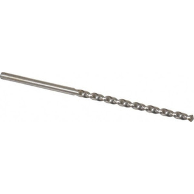 Chicago-Latrobe 15/64 118 Spiral Flute High Speed Steel Taper Length Drill Bit Bright Finish, 3-3/4 Flute Length, 6-1/8 OAL, Standard Point, Straight Shank, Series 120B 50115 – 81554156
