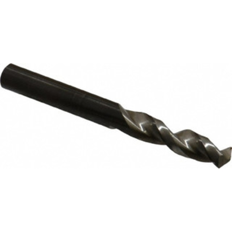 Walter Titex 21/64 130 Parabolic Flute Vanadium High Speed Steel Screw Machine Drill Bit Bright Finish, Right Hand Cut, 1-7/16 Flute Length, 3-1/8 OAL, Split Point, Straight Shank 5057170 – 01420215
