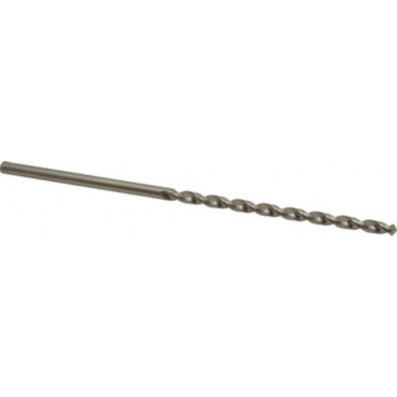 Chicago-Latrobe 3/16 118 Spiral Flute High Speed Steel Taper Length Drill Bit Bright Finish, 3-3/8 Flute Length, 5-3/4 OAL, Standard Point, Straight Shank, Series 120B 50112 – 81554123