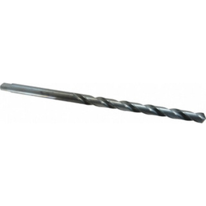 Chicago-Latrobe 5/16 118 Spiral Flute High Speed Steel Taper Length Drill Bit Oxide Finish, 4 Flute Length, 6-3/8 OAL, Standard Point, Straight Shank, Series 120 49720 – 81400202