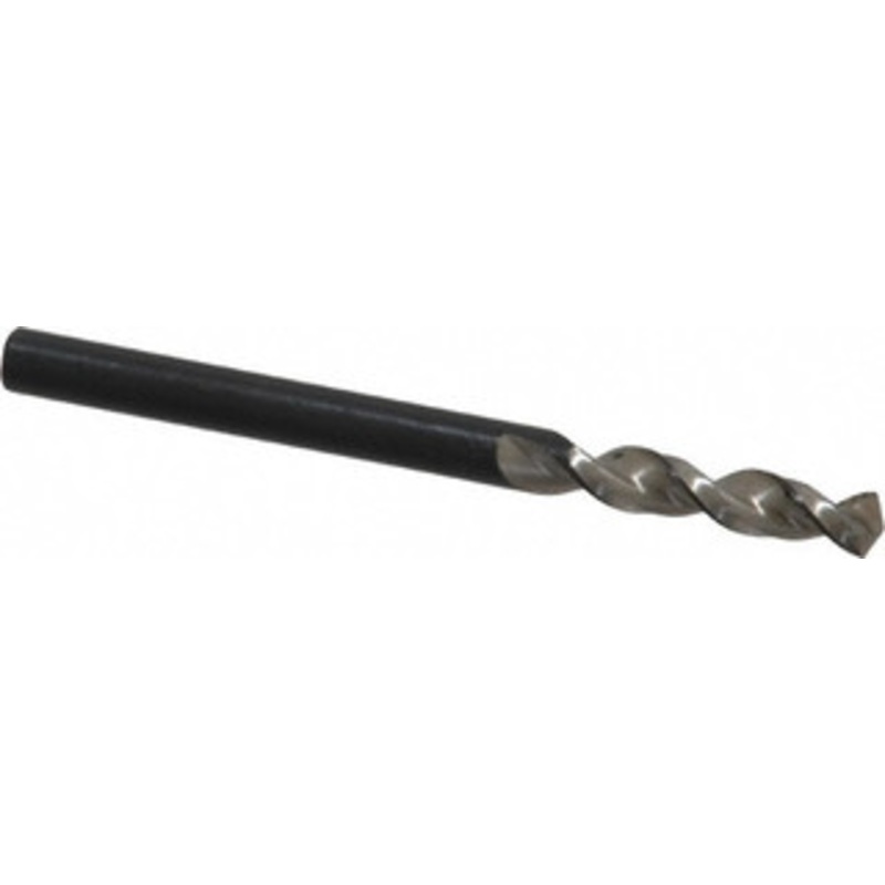 Walter Titex 0.1732 130 Parabolic Flute Vanadium High Speed Steel Screw Machine Drill Bit Bright Finish, Right Hand Cut, 15/16 Flute Length, 2-9/32 OAL, Split Point, Straight Shank 5057194 – 01423003