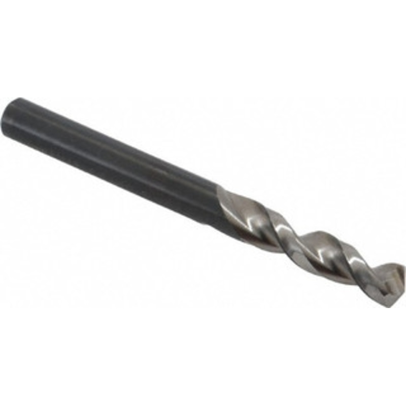 Walter Titex 0.2559 130 Parabolic Flute Vanadium High Speed Steel Screw Machine Drill Bit Bright Finish, Right Hand Cut, 1-7/32 Flute Length, 2-3/4 OAL, Split Point, Straight Shank 5057218 – 01423631