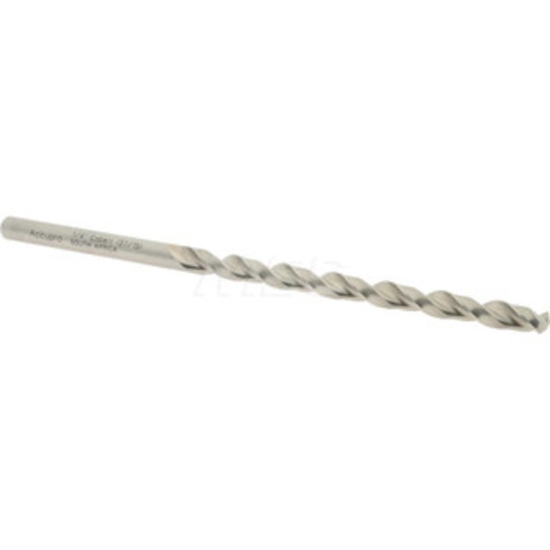 Accupro Letter E (1/4) 130 Parabolic Flute Vanadium High Speed Steel Taper Length Drill Bit Bright Finish, 3-13/16 Flute Length, 5-13/16 OAL, Split Point, Straight Shank 1100635-AC – 85946754