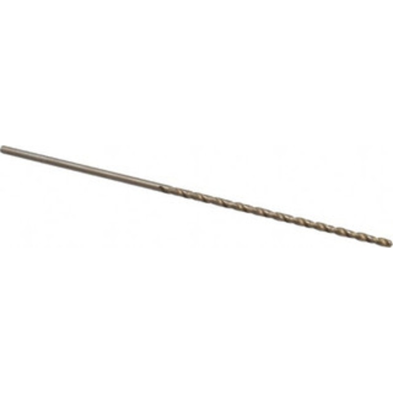 Chicago-Latrobe 1/16 135 Spiral Flute Cobalt Taper Length Drill Bit Oxide/Gold Finish, 1-3/4 Flute Length, 3 OAL, Split Point, Straight Shank, Series 520 44804 – 06129571