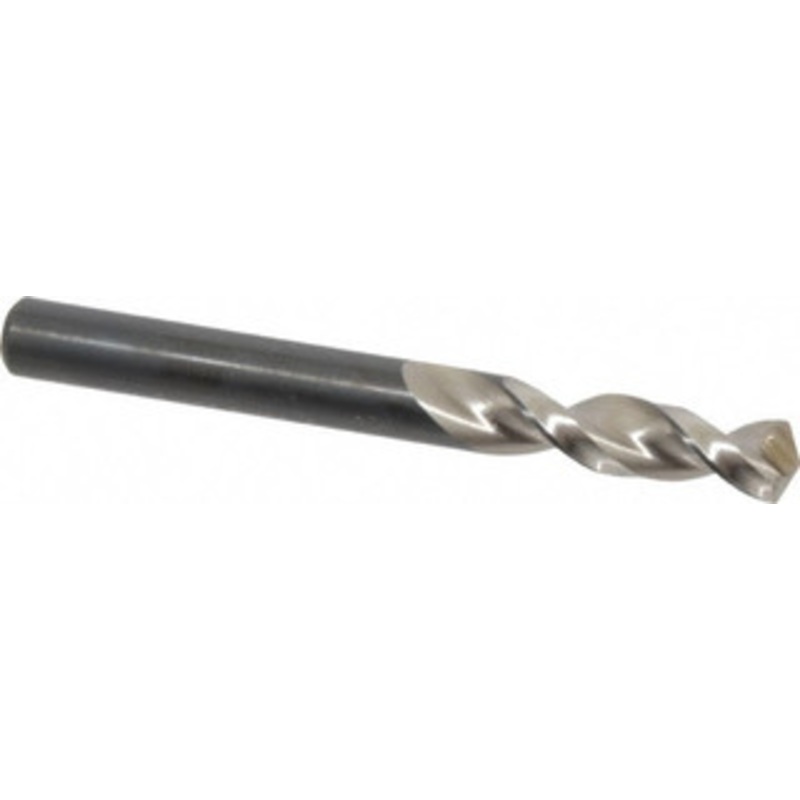 Walter Titex 0.316 130 Parabolic Flute Vanadium High Speed Steel Screw Machine Drill Bit Bright Finish, Right Hand Cut, 1-7/16 Flute Length, 3-1/8 OAL, Split Point, Straight Shank 5153728 – 01254796