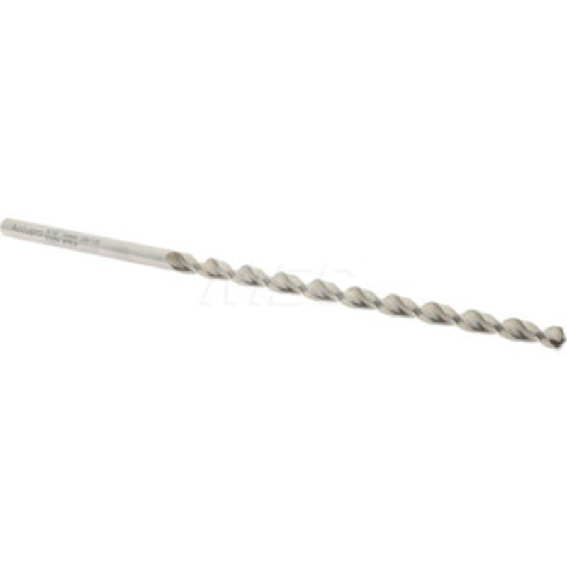 Accupro 5/32 130 Parabolic Flute Vanadium High Speed Steel Taper Length Drill Bit Bright Finish, 3-1/16 Flute Length, 4-11/16 OAL, Split Point, Straight Shank 1100397-AC – 85946218