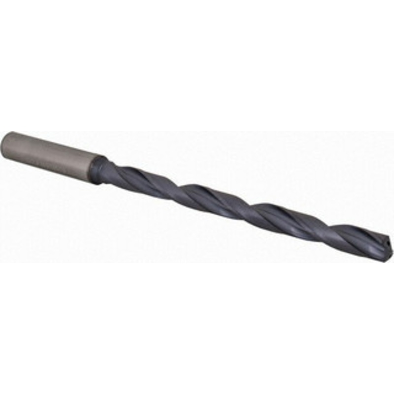 Allied Machine Letter E (1/4) 140 Spiral Flute Solid Carbide Taper Length Drill Bit Multilayer Finish, 2.835 Flute Length, 4.86 OAL, Standard Point, Straight Shank, Through Coolant, Series ASC 320 390E02500A21M – 86214020