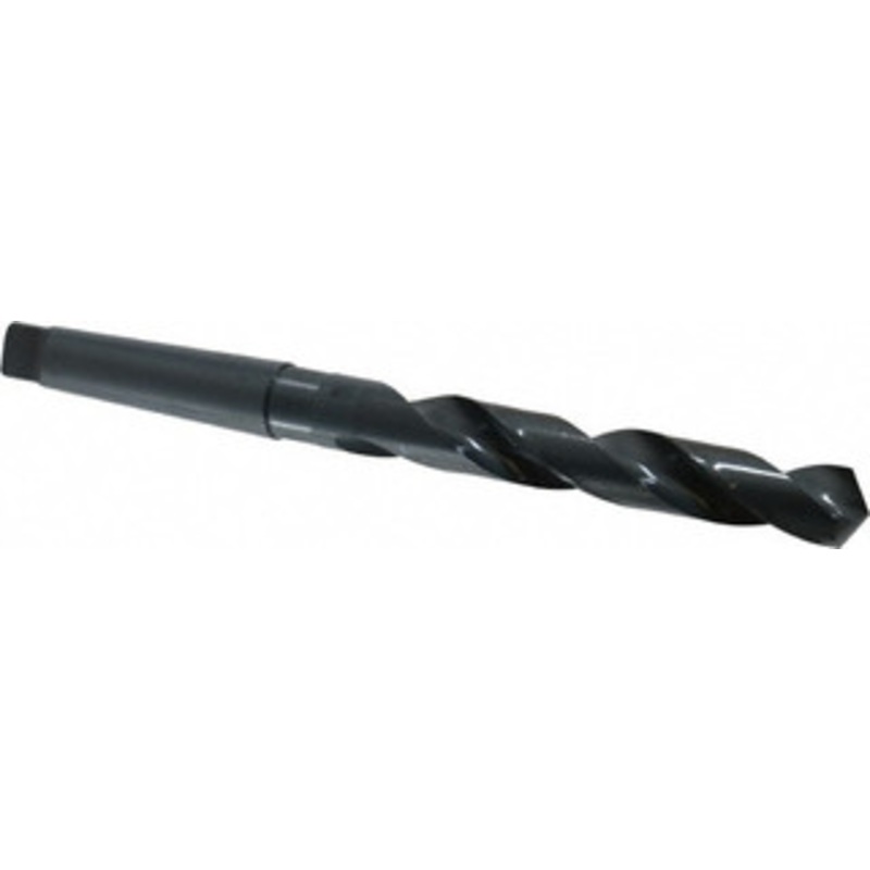 Chicago-Latrobe 29/32, 3MT 118 Point High Speed Steel Taper Shank Drill Bit Oxide Finish, 6-1/8 Flute Length, 10-3/4 OAL, Spiral Flute, Series 110 53158 – 81530586