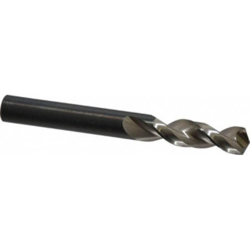 Walter Titex 0.3661 130 Parabolic Flute Vanadium High Speed Steel Screw Machine Drill Bit Bright Finish, Right Hand Cut, 1-9/16 Flute Length, 3-5/16 OAL, Split Point, Straight Shank 5057249 – 01424472