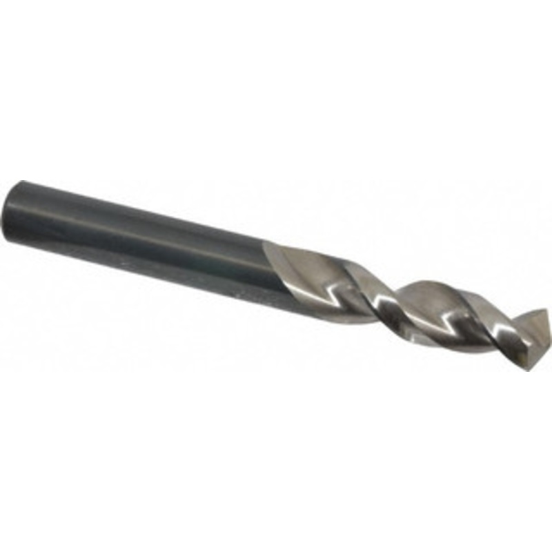 Walter Titex 0.4252 130 Parabolic Flute Vanadium High Speed Steel Screw Machine Drill Bit Bright Finish, Right Hand Cut, 1-27/32 Flute Length, 3-3/4 OAL, Split Point, Straight Shank 5057127 – 01424779