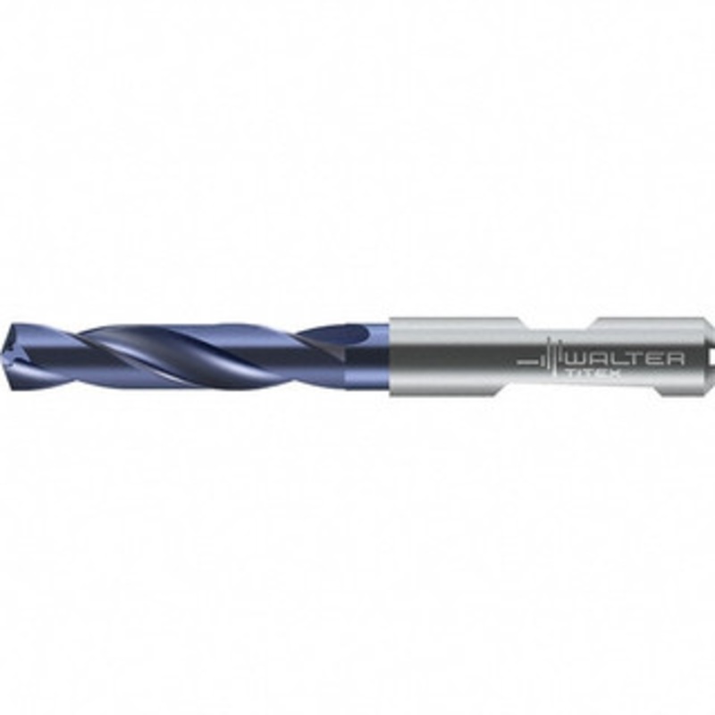 Walter Titex 8.5mm 140 Solid Carbide Screw Machine Drill Bit Right Hand Cut, 47mm Flute Length, 89mm OAL, Straight Shank with Weldon Flat, Through Coolant 7287740 – 31001092