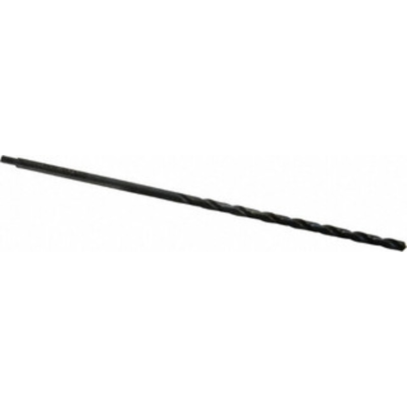 Chicago-Latrobe 1/8 118 Spiral Flute High Speed Steel Taper Length Drill Bit Oxide Finish, 2-3/4 Flute Length, 5-1/8 OAL, Standard Point, Tanged Shank, Series 255AN 49508 – 81186934