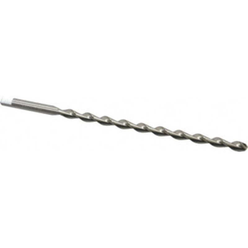 Chicago-Latrobe 15/64 135 Parabolic Flute High Speed Steel Taper Length Drill Bit Bright Finish, 4-13/16 Flute Length, 6-1/8 OAL, Split Point, Tanged Shank, Series 120DH 68815 – 80907157