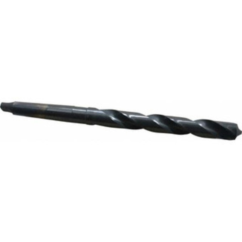 Chicago-Latrobe 3/4, 2MT 118 Point High Speed Steel Taper Shank Drill Bit Oxide Finish, 5-7/8 Flute Length, 9-3/4 OAL, Spiral Flute, Series 110 53148 – 81520488