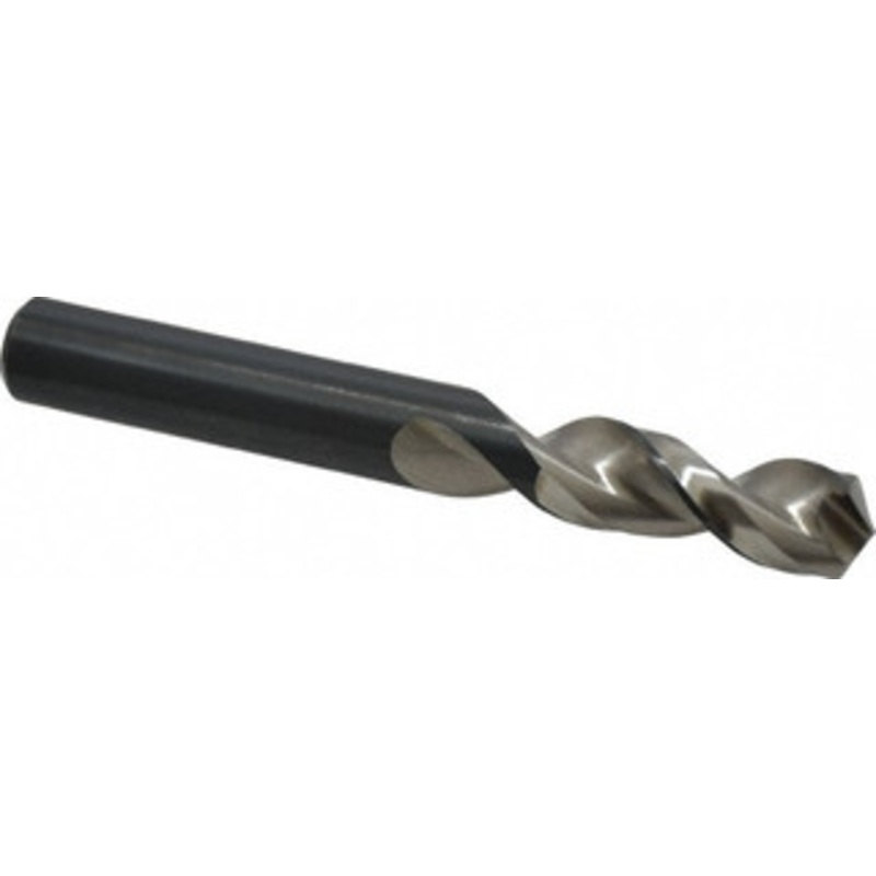 Walter Titex 0.4921 130 Parabolic Flute Vanadium High Speed Steel Screw Machine Drill Bit Bright Finish, Right Hand Cut, 2 Flute Length, 4-1/32 OAL, Split Point, Straight Shank 5057135 – 01420322
