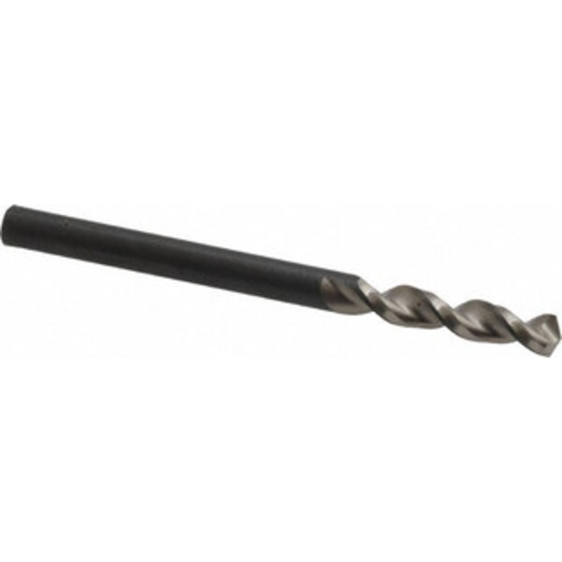 Walter Titex 5/32 130 Parabolic Flute Vanadium High Speed Steel Screw Machine Drill Bit Bright Finish, Right Hand Cut, 7/8 Flute Length, 2-5/32 OAL, Split Point, Straight Shank 5057211 – 01420108