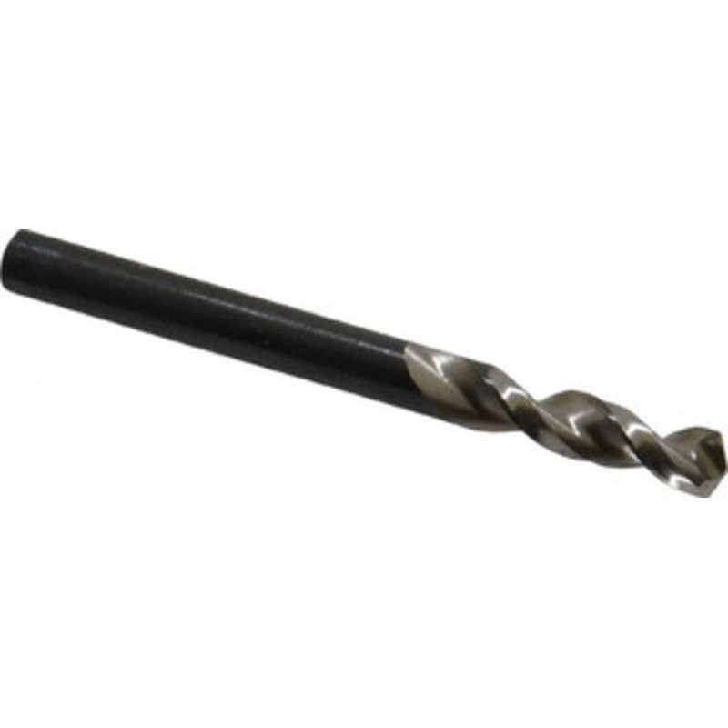 Walter Titex 0.1811 130 Parabolic Flute Vanadium High Speed Steel Screw Machine Drill Bit Bright Finish, Right Hand Cut, 15/16 Flute Length, 2-9/32 OAL, Split Point, Straight Shank 5057196 – 01423060