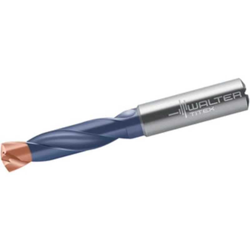 Walter Titex 8.3mm 140 Spiral Flute Solid Carbide Screw Machine Drill Bit Double Coating Finish, Right Hand Cut, 47mm Flute Length, 89mm OAL, X-treme Plus Point, Straight Shank, Through Coolant 5537190 – 36287449