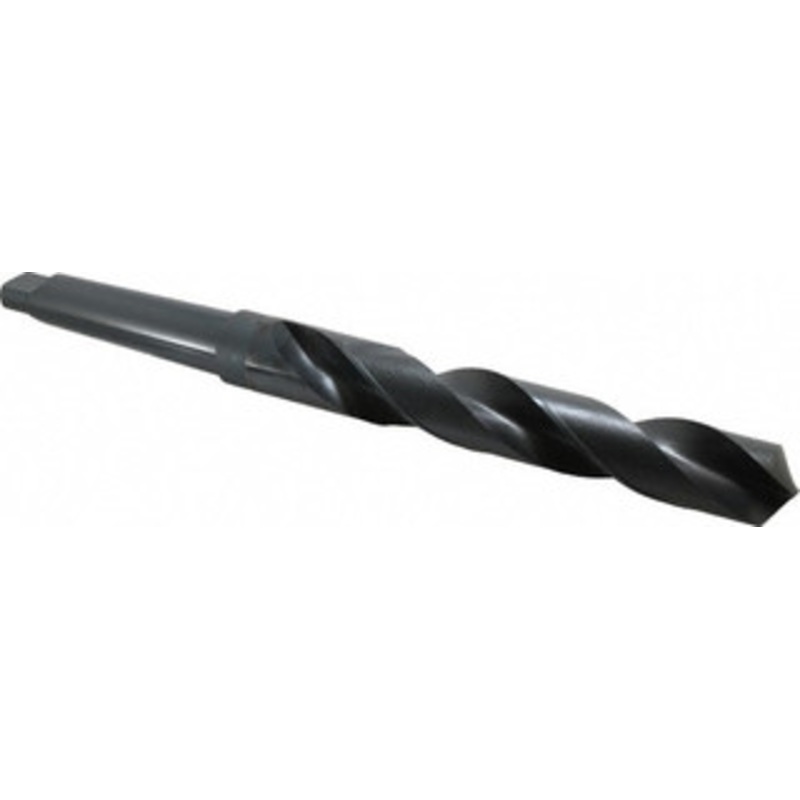 Chicago-Latrobe 1-15/32, 4MT 118 Point High Speed Steel Taper Shank Drill Bit Oxide Finish, 9-1/4 Flute Length, 14-7/8 OAL, Spiral Flute, Series 110 53194 – 81541302