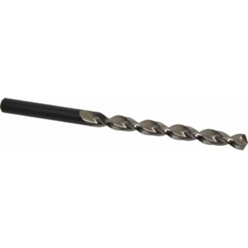 Walter Titex 1/2 130 Parabolic Flute High Speed Steel Taper Length Drill Bit Oxide Finish, 5-9/32 Flute Length, 8-1/16 OAL, Standard Point, Straight Shank, Series A1522 5061846 – 01465327