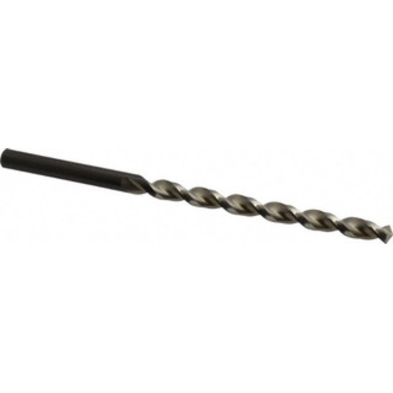 Walter Titex 3/8 130 Parabolic Flute High Speed Steel Taper Length Drill Bit Oxide Finish, 4-3/4 Flute Length, 7-1/4 OAL, Standard Point, Straight Shank, Series A1522 5061893 – 01465244