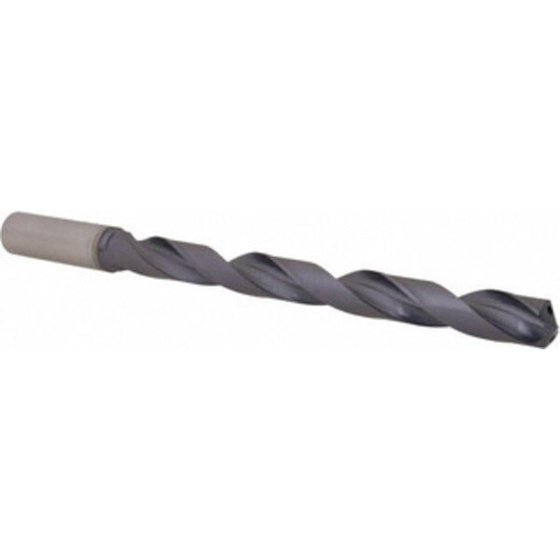Allied Machine 1/2 140 Spiral Flute Solid Carbide Taper Length Drill Bit Multilayer Finish, 4.961 Flute Length, 7.58 OAL, Standard Point, Straight Shank, Through Coolant, Series ASC 320 390E05000A21M – 74541970