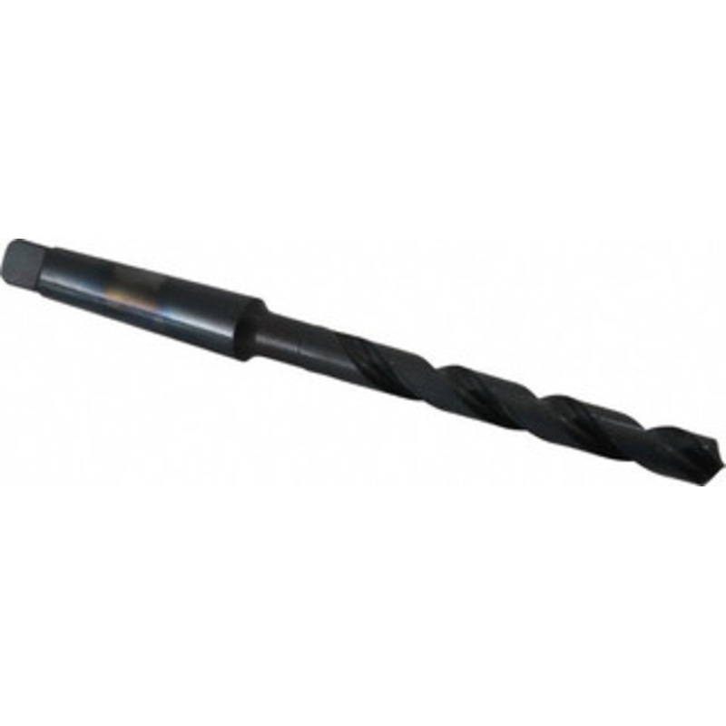 Chicago-Latrobe 1/2, 2MT 118 Point High Speed Steel Taper Shank Drill Bit Oxide Finish, 4-3/8 Flute Length, 8-1/4 OAL, Spiral Flute, Series 110 53132 – 81520322