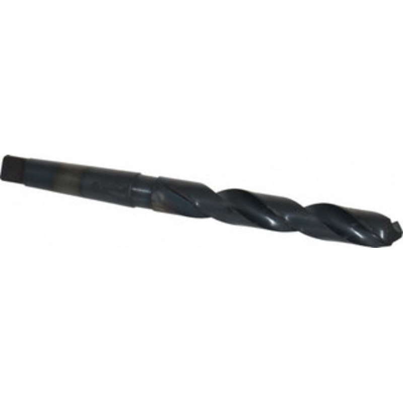 Chicago-Latrobe 15/16, 3MT 118 Point High Speed Steel Taper Shank Drill Bit Oxide Finish, 6-1/8 Flute Length, 10-3/4 OAL, Spiral Flute, Series 110 53160 – 81530602