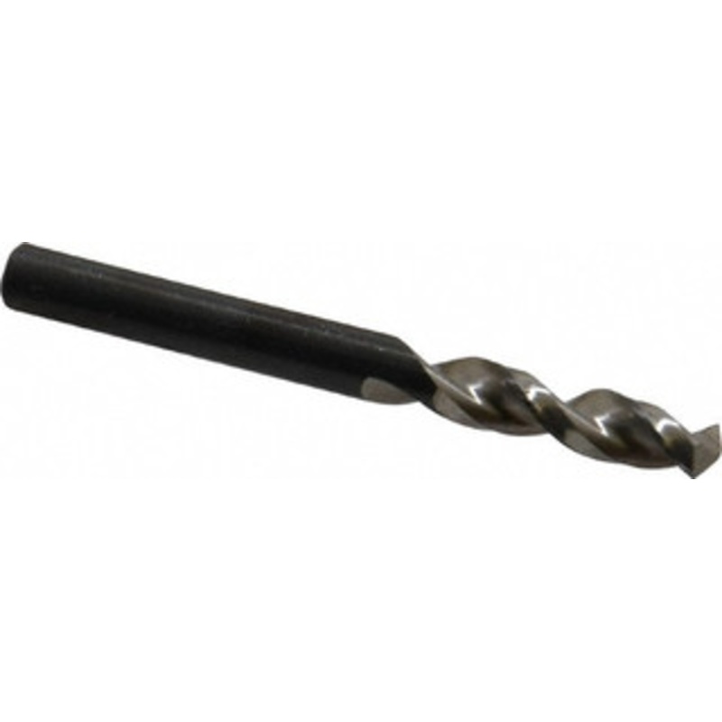 Walter Titex 0.257 130 Parabolic Flute Vanadium High Speed Steel Screw Machine Drill Bit Bright Finish, Right Hand Cut, 1-7/32 Flute Length, 2-3/4 OAL, Split Point, Straight Shank 5153719 – 01254705