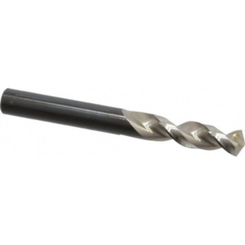 Walter Titex 0.3819 130 Parabolic Flute Vanadium High Speed Steel Screw Machine Drill Bit Bright Finish, Right Hand Cut, 1-11/16 Flute Length, 3-1/2 OAL, Split Point, Straight Shank 5057253 – 01424597