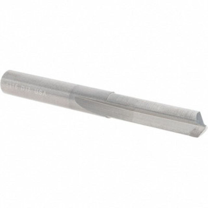 Chicago-Latrobe 5/16, 140 Point, Solid Carbide Straight Flute Drill Bit Bright Finish, 41.28mm Flute Length, 71.44mm OAL 78604 – 57649477