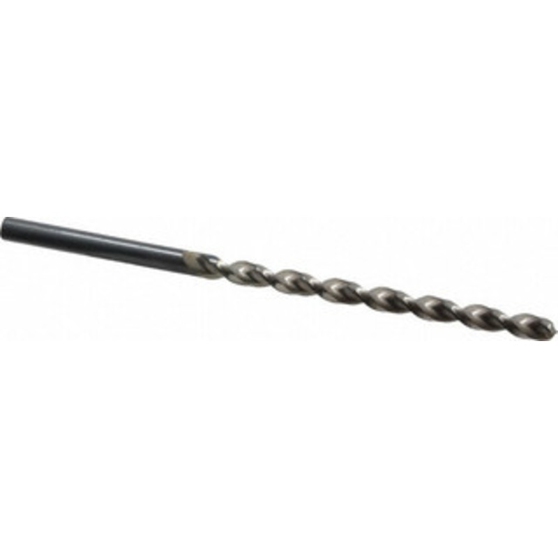 Walter Titex 6.5mm 130 Parabolic Flute High Speed Steel Taper Length Drill Bit Oxide Finish, 3-13/16 Flute Length, 5-53/64 OAL, UFL Point, Straight Shank, Series A1522 5061923 – 51797744