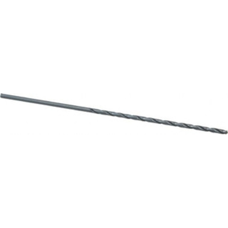 Chicago-Latrobe 1/16 118 Spiral Flute High Speed Steel Taper Length Drill Bit Oxide Finish, 1-3/4 Flute Length, 3 OAL, Standard Point, Straight Shank, Series 120 49704 – 81400046