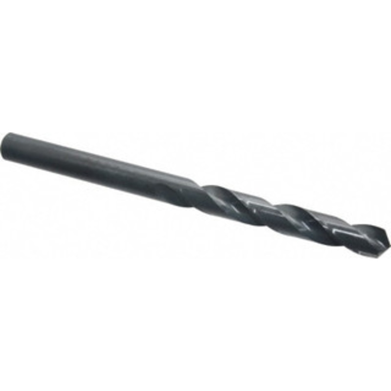 Chicago-Latrobe 11/16 118 Spiral Flute High Speed Steel Taper Length Drill Bit Oxide Finish, 5-3/8 Flute Length, 9-1/4 OAL, Standard Point, Straight Shank, Series 120 49744 – 81400442