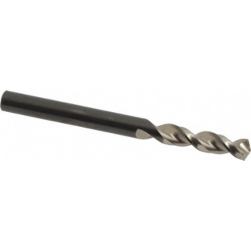 Walter Titex 0.2205 130 Parabolic Flute Vanadium High Speed Steel Screw Machine Drill Bit Bright Finish, Right Hand Cut, 28mm Flute Length, 2-19/32 OAL, Split Point, Straight Shank 5057206 – 01423367