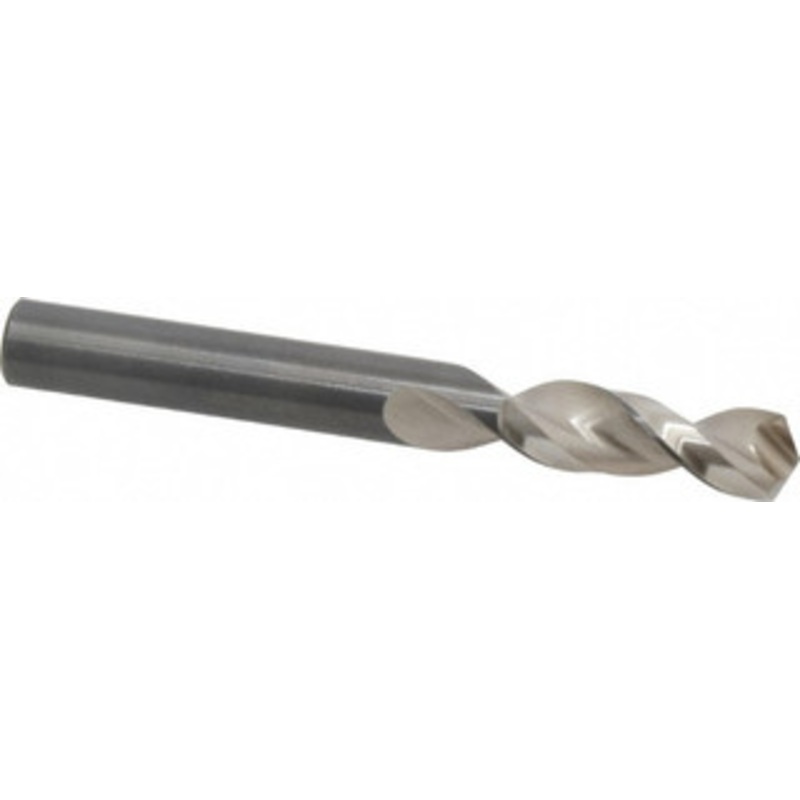Walter Titex 0.397 130 Parabolic Flute Vanadium High Speed Steel Screw Machine Drill Bit Bright Finish, Right Hand Cut, 1-11/16 Flute Length, 3-1/2 OAL, Split Point, Straight Shank 5153737 – 01254887