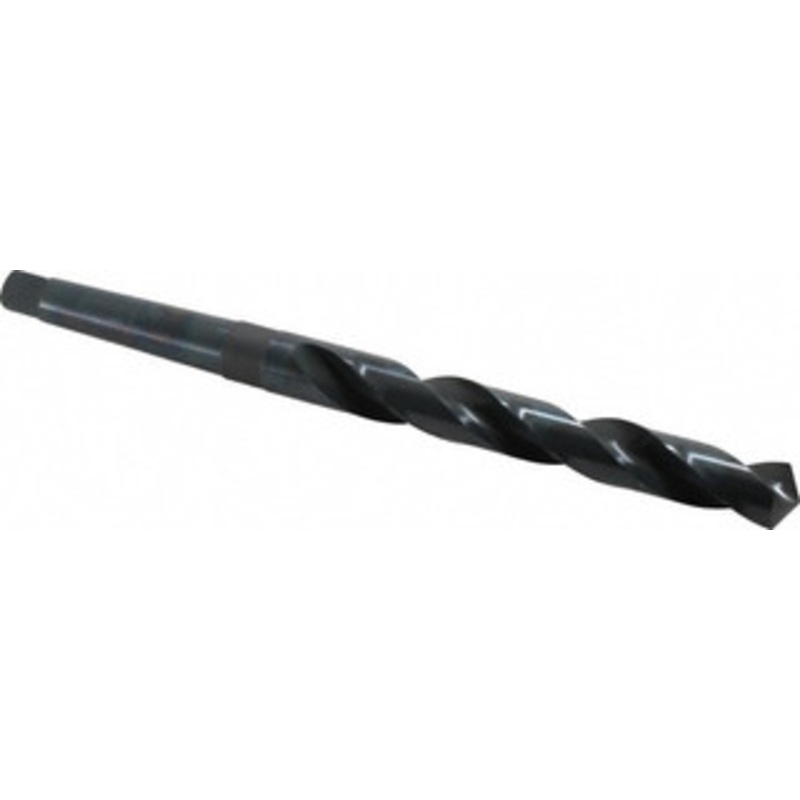 Chicago-Latrobe 25/32, 2MT 118 Point High Speed Steel Taper Shank Drill Bit Oxide Finish, 6 Flute Length, 9-7/8 OAL, Spiral Flute, Series 110 53150 – 81520504