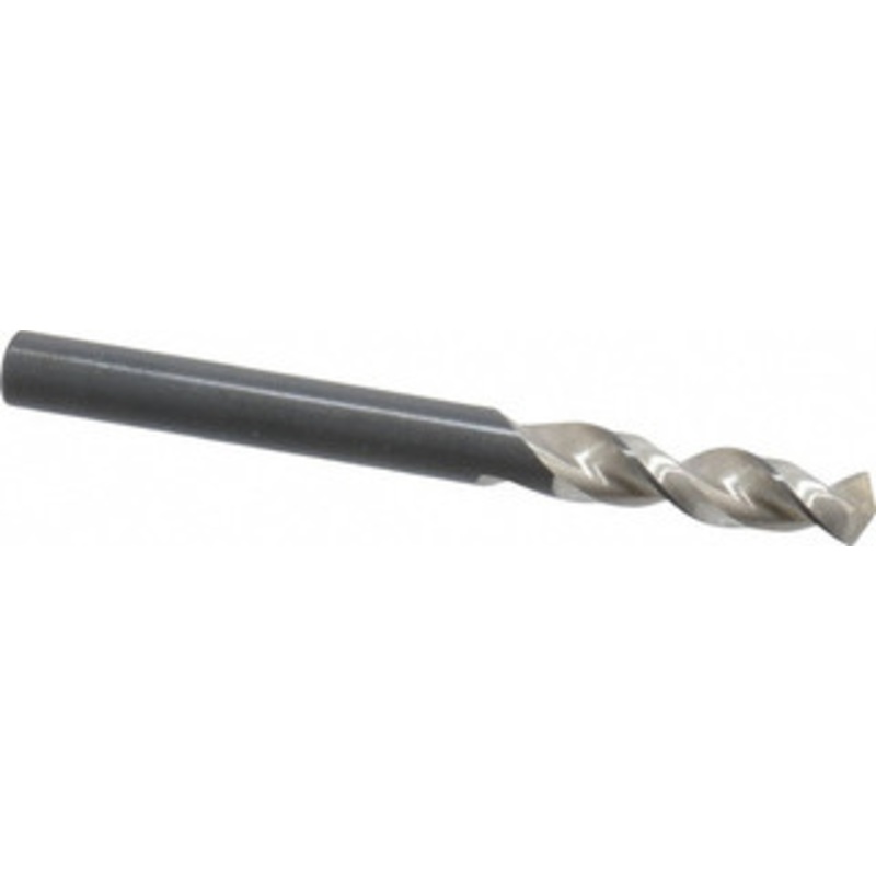 Walter Titex 0.234 130 Parabolic Flute Vanadium High Speed Steel Screw Machine Drill Bit Bright Finish, Right Hand Cut, 28mm Flute Length, 2-19/32 OAL, Split Point, Straight Shank 5153714 – 01254663