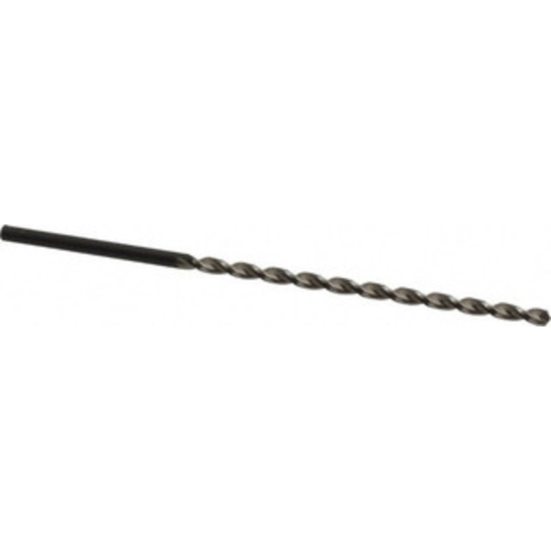 Walter Titex 1/8 130 Parabolic Flute High Speed Steel Taper Length Drill Bit Oxide Finish, 2-23/32 Flute Length, 4-3/16 OAL, Standard Point, Straight Shank, Series A1522 5061848 – 01465087