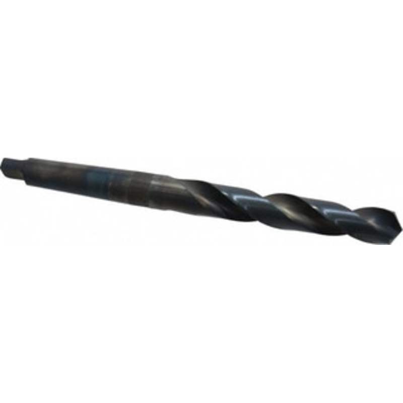 Chicago-Latrobe 31/32, 3MT 118 Point High Speed Steel Taper Shank Drill Bit Oxide Finish, 6-3/8 Flute Length, 11 OAL, Spiral Flute, Series 110 53162 – 81530628