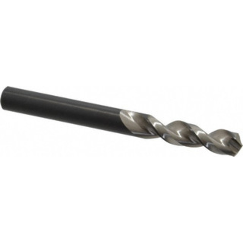 Walter Titex 0.3031 130 Parabolic Flute Vanadium High Speed Steel Screw Machine Drill Bit Bright Finish, Right Hand Cut, 1-7/16 Flute Length, 3-1/8 OAL, Split Point, Straight Shank 5057230 – 01423995