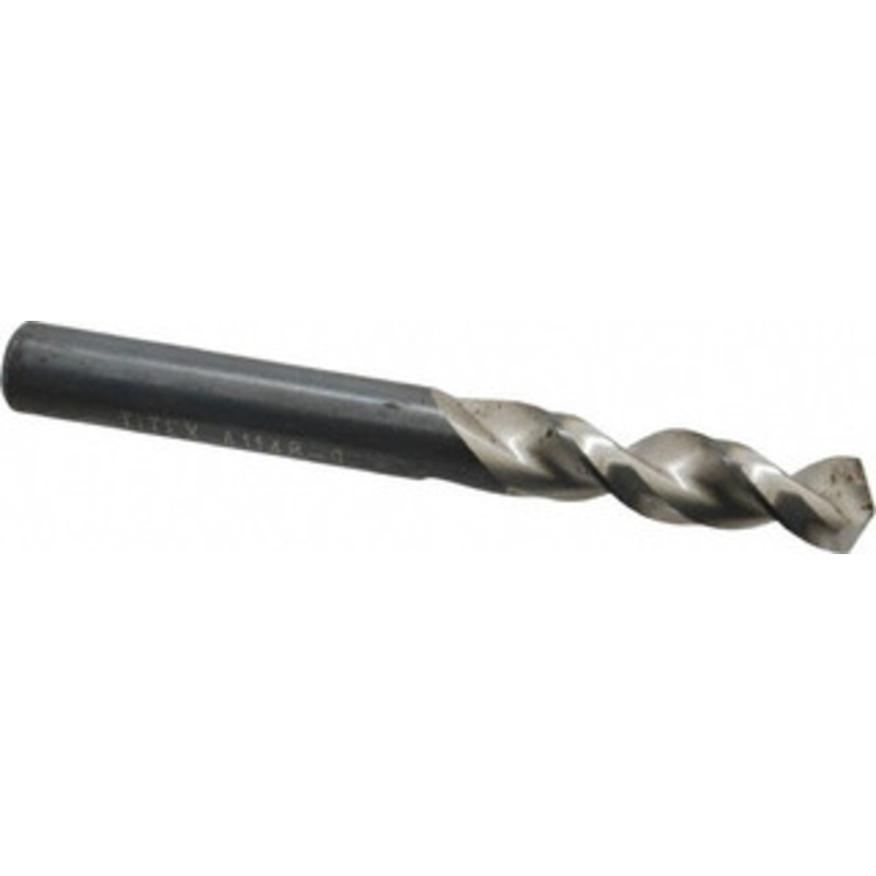 Walter Titex 0.3543 130 Parabolic Flute Vanadium High Speed Steel Screw Machine Drill Bit Bright Finish, Right Hand Cut, 1-9/16 Flute Length, 3-5/16 OAL, Split Point, Straight Shank 5057246 – 01424381